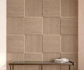 Панель стеновая акустическая МДФ Stella Comfort Light Дуб Снежный