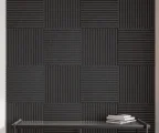 Панель стеновая акустическая МДФ Stella Comfort De Luxe Black Lead