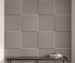 Панель стеновая акустическая МДФ Stella Comfort De Luxe Sandgrau
