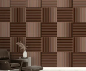 Панель стеновая акустическая МДФ Stella Comfort De Luxe Terracotta