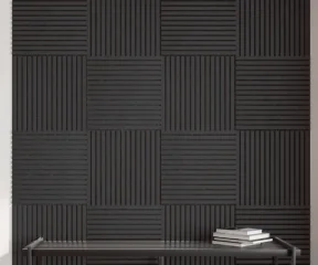 Панель стеновая акустическая МДФ Stella Trend De Luxe Black Lead